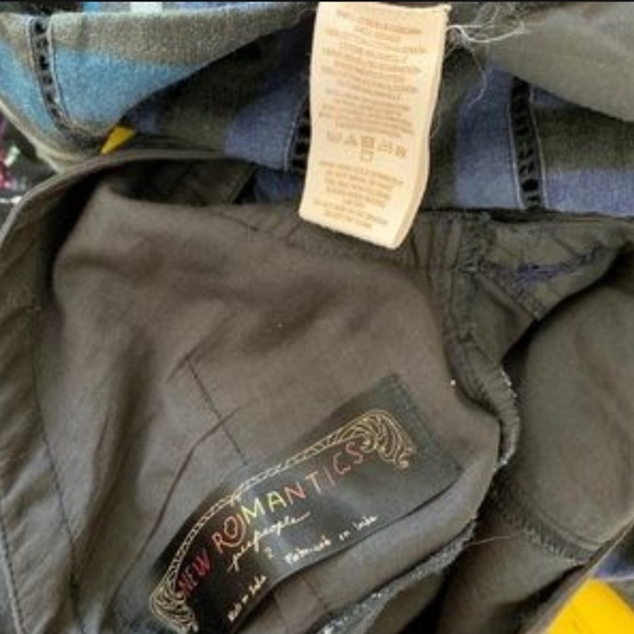 FREE PEOPLE ROMANTICS PAINTED STRIPE DRESS PLAID - Picture 5 of 5